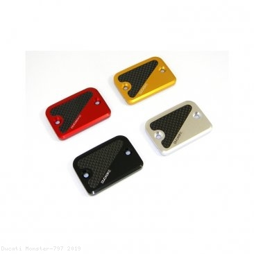 Carbon Inlay Front Brake Fluid Tank Cap by Ducabike Ducati / Monster 797 / 2019