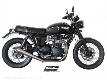 Conic Full System Exhaust by SC-Project Triumph / Bonneville T100 / 2015