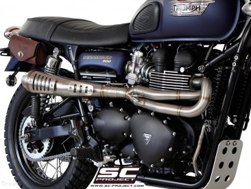 Conic Full System Exhaust by SC-Project Triumph / Scrambler / 2012