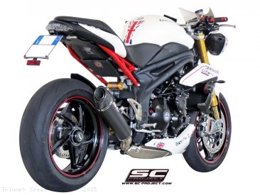 Conic Low Mount Exhaust by SC-Project Triumph / Speed Triple R / 2015