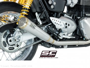 Conic "70s Style" Exhaust by SC-Project Triumph / Thruxton 1200 / 2016