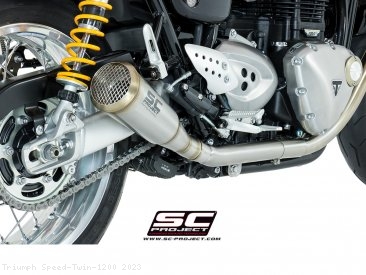 Conic "70s Style" Exhaust by SC-Project Triumph / Speed Twin 1200 / 2023