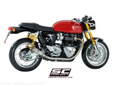 Conic "70s Style" Exhaust by SC-Project Triumph / Speed Twin 1200 / 2023