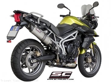 Oval Exhaust by SC-Project Triumph / Tiger 800 XC / 2015