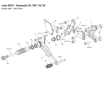 Adjustable Rearsets by Bonamici