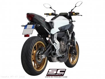 Conic Exhaust by SC-Project Yamaha / MT-07 / 2016