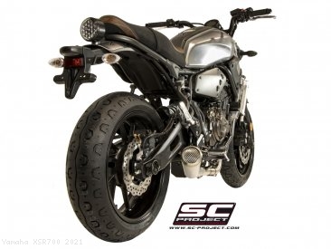 Conic "70s Style" Exhaust by SC-Project Yamaha / XSR700 / 2021