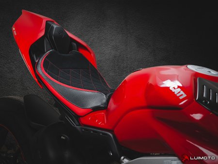 Diamond seat cover V4S ; Typ Luimoto Sitzbezug Vorne Ducati Panigale V4