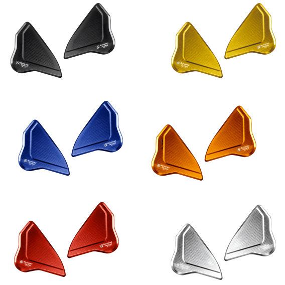 Yamaha R9 R7 Billet Aluminum Mirror Block Off Plates by Bonamici Racing