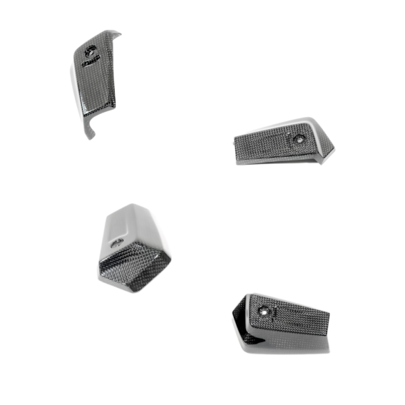 Left Carbon Fiber Oil Cooler Cover by Ilmberger Carbon