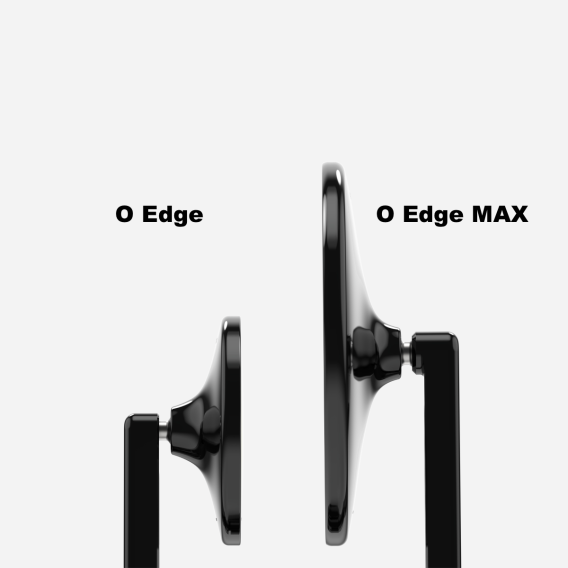 "O Edge MAX" Bar End Style Mirror by Rizoma