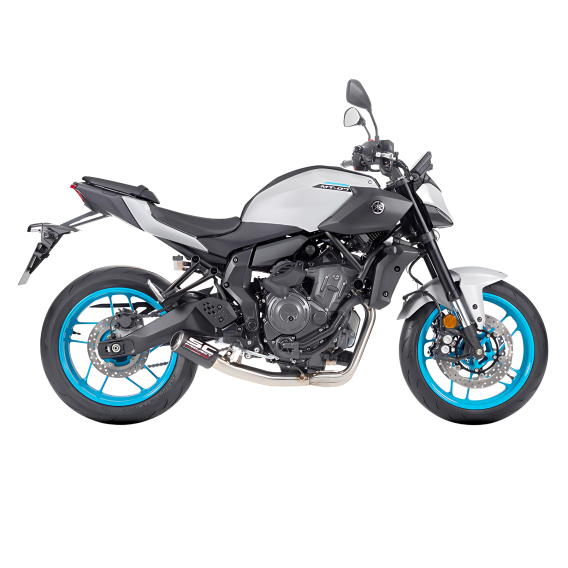 Y36-PCDE36C Yamaha R7 MT-07 CR-T Full System Exhaust by SC-Project