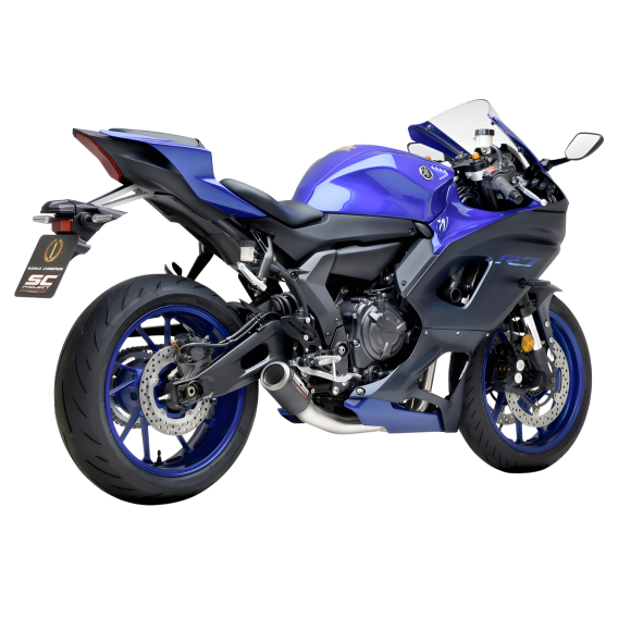 Y36-PCDE36C Yamaha R7 MT-07 CR-T Full System Exhaust by SC-Project