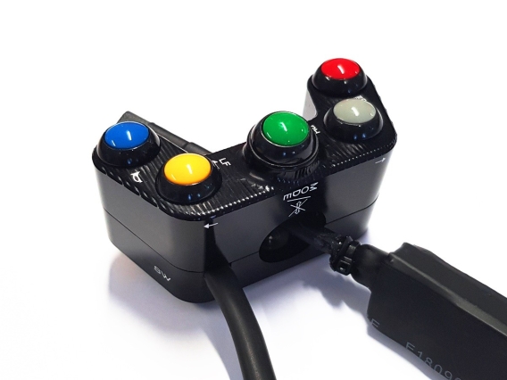 Left Hand Street Button Switch by Ducabike