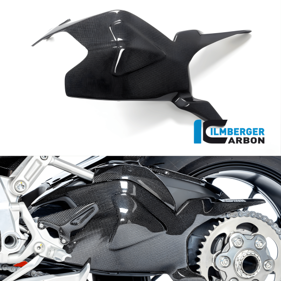 Carbon Fiber Swingarm Cover by Ilmberger Carbon