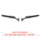 "STEALTH" Naked Mount Winglet Mirror Set by Rizoma Triumph / Trident 660 / 2024