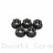 5 Piece Rear Sprocket Carrier Flange Nut Set by Ducabike Ducati / Scrambler 800 Mach 2.0 / 2018