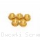 5 Piece Rear Sprocket Carrier Flange Nut Set by Ducabike Ducati / Scrambler 1100 Special / 2018