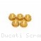 5 Piece Rear Sprocket Carrier Flange Nut Set by Ducabike Ducati / Scrambler 800 / 2017