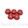 5 Piece Rear Sprocket Carrier Flange Nut Set by Ducabike Ducati / Scrambler 800 / 2018