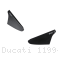 Billet Aluminum Mirror Block Off Plates by Bonamici Ducati / 1199 Panigale R / 2017
