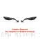 "STEALTH" Naked MAX Winglet Mirror Set by Rizoma BMW / M1000R / 2023