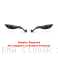 "STEALTH" Naked MAX Winglet Mirror Set by Rizoma BMW / S1000R / 2023