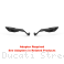 "STEALTH" Naked MAX Winglet Mirror Set by Rizoma Ducati / Streetfighter V4S / 2024