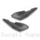 Carbon Fiber Exhaust Covers by DBK Special Parts Ducati / Hypermotard 950 / 2022