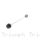 Rear Axle Sliders by Evotech Performance Triumph / Trident 660 / 2025