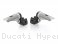 Eccentric Adjustable Footpeg Adapters by Rizoma Ducati / Hypermotard 939 / 2016