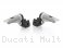 Eccentric Adjustable Footpeg Adapters by Rizoma Ducati / Multistrada 1260 / 2019