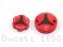 Carbon Inlay Front Brake and Clutch Fluid Tank Cap Set by Ducabike Ducati / 1098 R / 2007