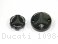 Carbon Inlay Front Brake and Clutch Fluid Tank Cap Set by Ducabike Ducati / 1098 S / 2007