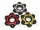 6 Hole Rear Sprocket Carrier Flange Cover by Ducabike Ducati / Multistrada 1200 / 2011