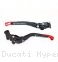 Adjustable Folding Brake and Clutch Lever Set by Ducabike Ducati / Hypermotard 821 / 2013