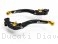 Adjustable Folding Brake and Clutch Lever Set by Performance Technology Ducati / Diavel 1260 / 2021