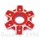 6 Hole Rear Sprocket Carrier Flange Cover by Ducabike Ducati / 1098 / 2007