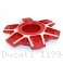 6 Hole Rear Sprocket Carrier Flange Cover by Ducabike Ducati / 1199 Panigale R / 2016