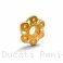 6 Hole Bi-color Rear Sprocket Carrier Flange Cover by Ducabike Ducati / Panigale V4 Speciale / 2018