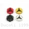 Carbon Inlay Rear Brake Fluid Tank Cap by Ducabike Ducati / 1199 Panigale Superleggera / 2014