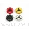 Carbon Inlay Rear Brake Fluid Tank Cap by Ducabike Ducati / 899 Panigale / 2014