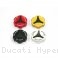 Carbon Inlay Rear Brake Fluid Tank Cap by Ducabike Ducati / Hypermotard 1100 EVO SP / 2010