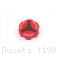 Carbon Inlay Rear Brake Fluid Tank Cap by Ducabike Ducati / 1198 / 2009