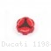 Carbon Inlay Rear Brake Fluid Tank Cap by Ducabike Ducati / 1198 S / 2010