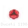 Carbon Inlay Rear Brake Fluid Tank Cap by Ducabike Ducati / 1198 S / 2011