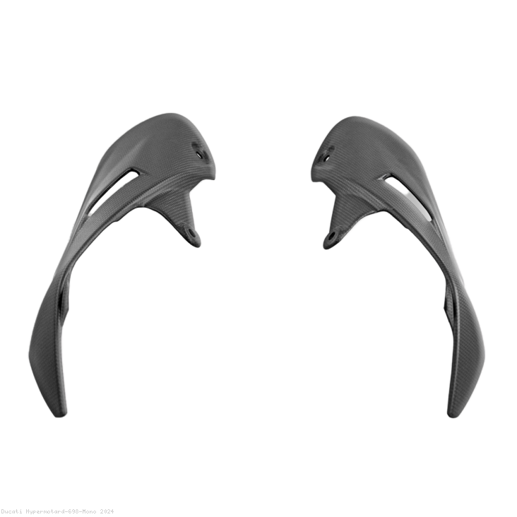 Carbon Fiber Exhaust Guards by DBK Special Parts Ducati / Hypermotard 698 Mono / 2024