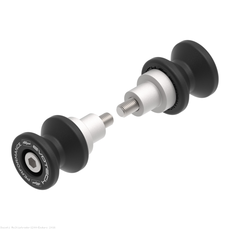 Paddock Stand Swingarm Spools by Evotech Performance Ducati / Multistrada 1200 Enduro / 2016