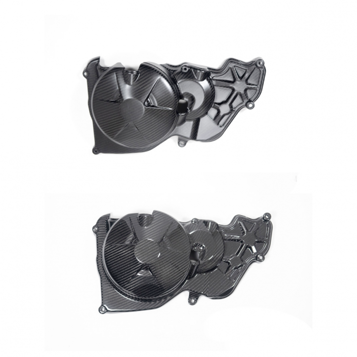 Aprilia RSV4 Tuono Carbon Fiber Clutch Cover by Ilmberger Carbon