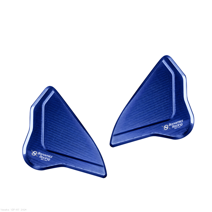 Yamaha R9 R7 Billet Aluminum Mirror Block Off Plates by Bonamici Racing Yamaha / YZF-R7 / 2024